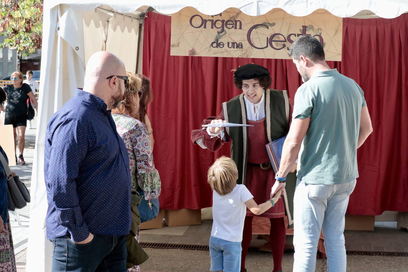 Valladolid navega con Colón por una ruta teatralizada el Día de la Hispanidad