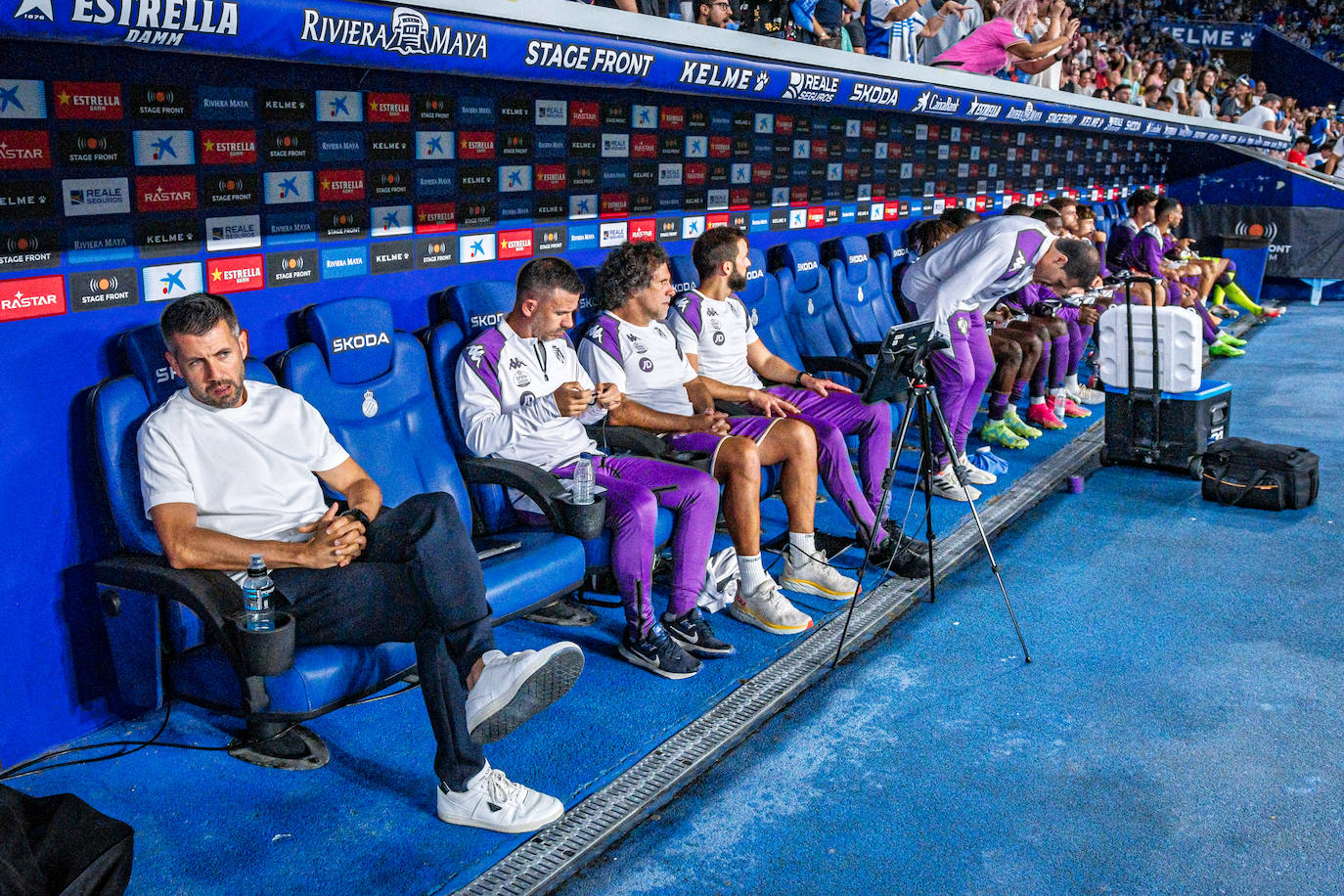 La derrota del Real Valladolid ante el Espanyol, en imágenes