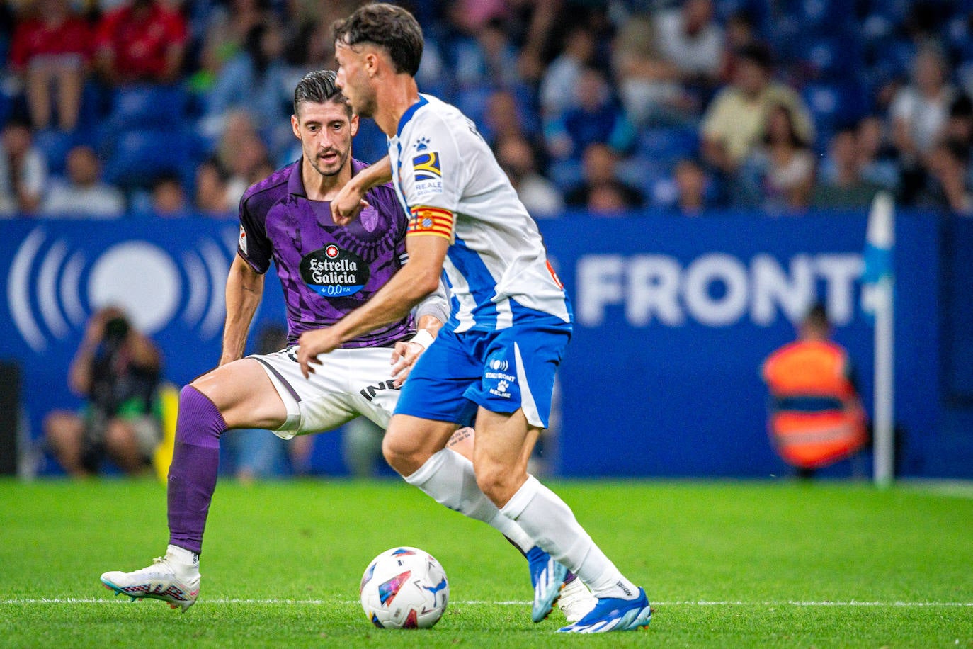 La derrota del Real Valladolid ante el Espanyol, en imágenes