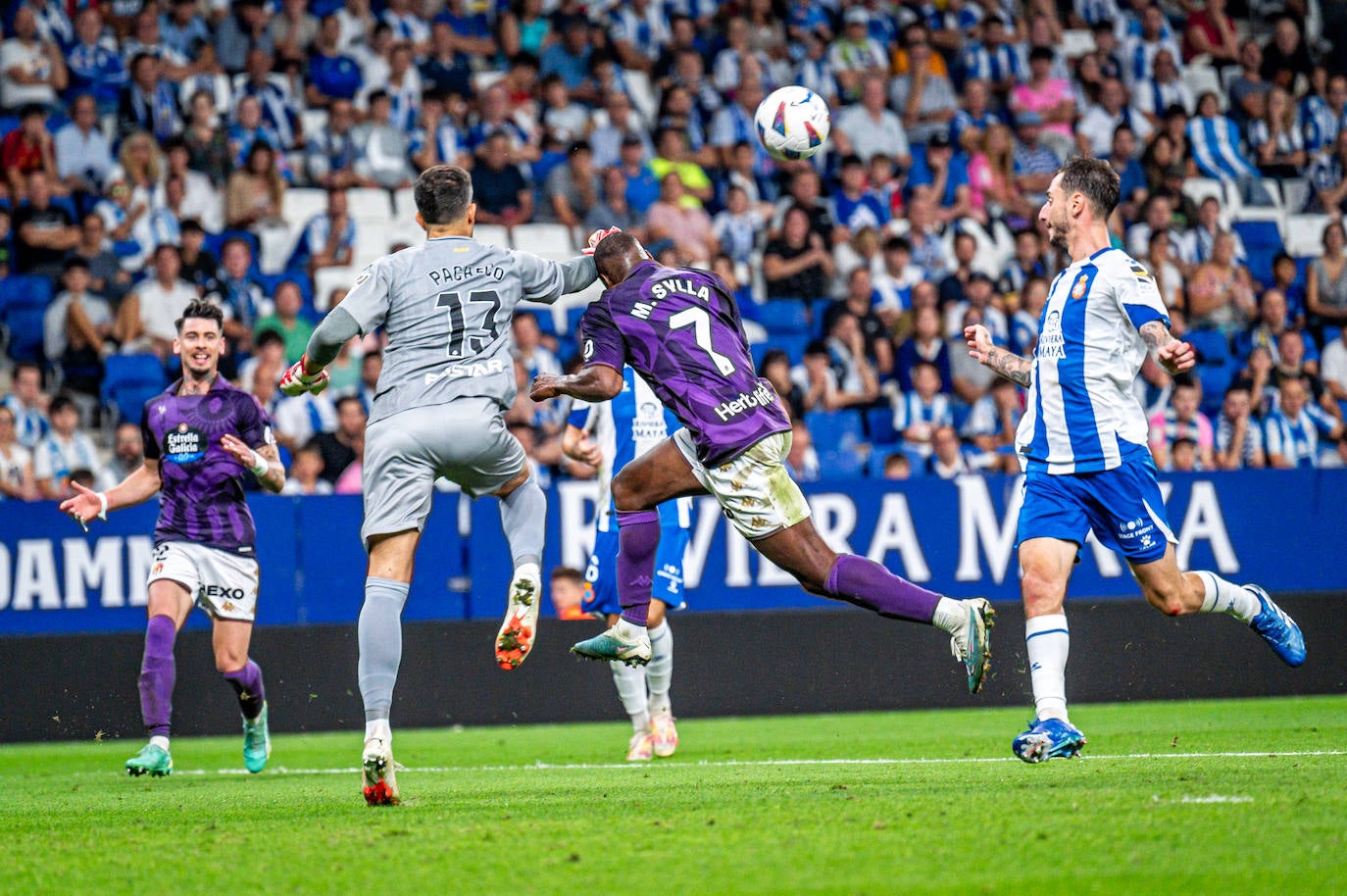 La derrota del Real Valladolid ante el Espanyol, en imágenes