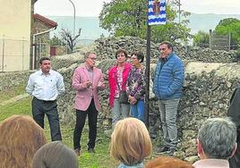 Un momento del homenaje.