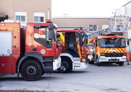 Atendido por inhalación de humo tras el incendio de una vivienda en Valladolid