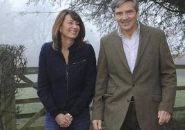 Carole y Michael, padres de Kate Middleton.