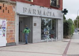 Farmacia en un pueblo de Segovia.