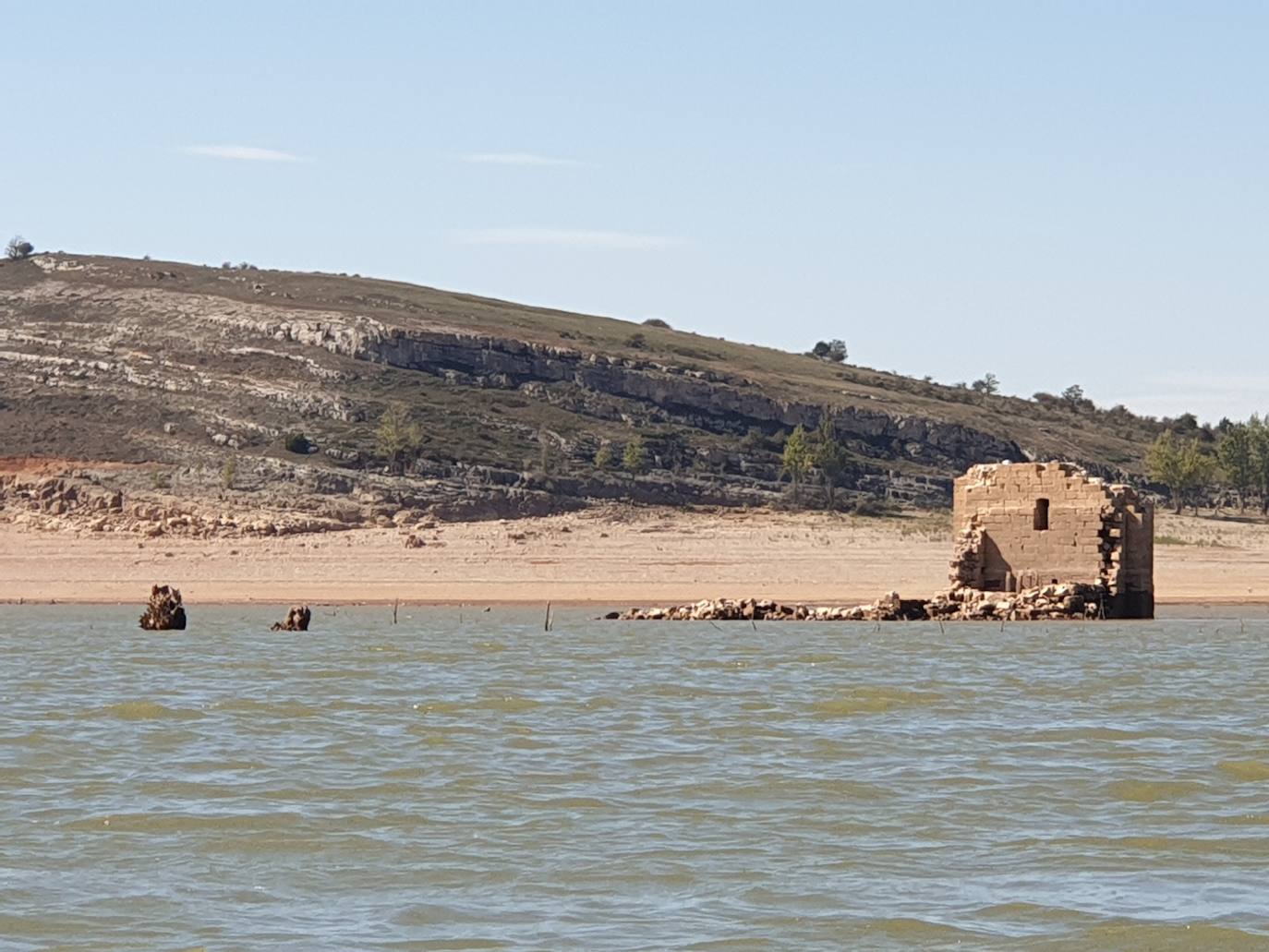 El embalse de Aguilar quiere recuperarse de la sequía