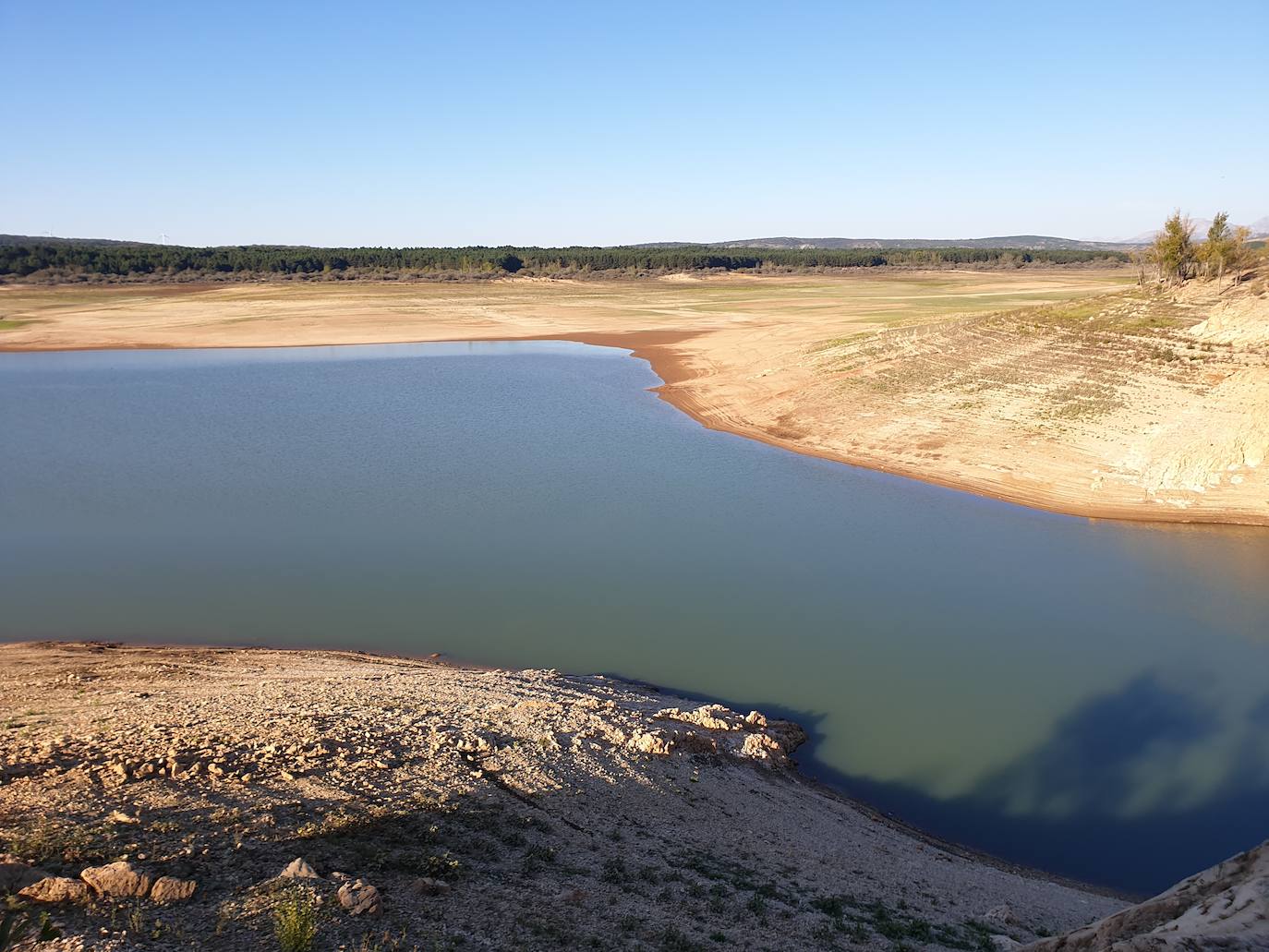 El embalse de Aguilar quiere recuperarse de la sequía