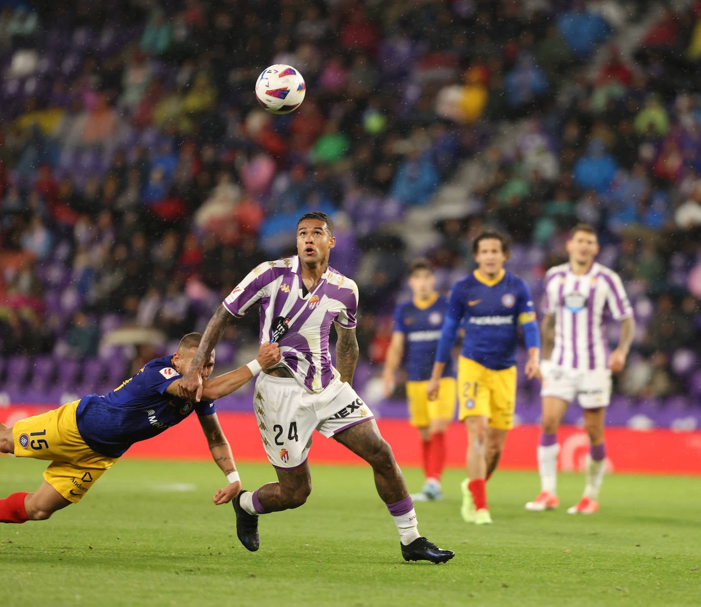 La victoria del Real Valladolid frente al Andorra, en imágenes