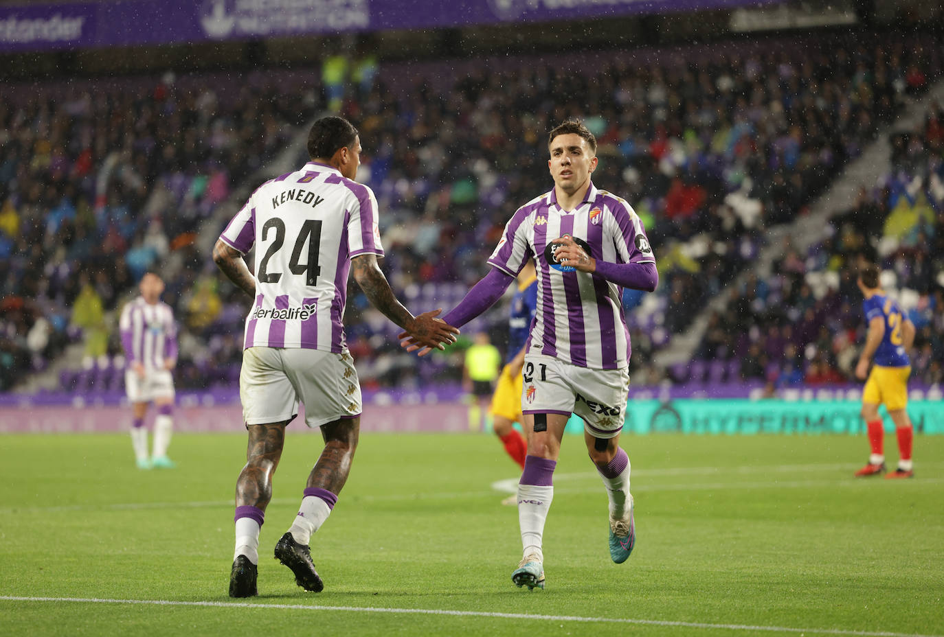 La victoria del Real Valladolid frente al Andorra, en imágenes