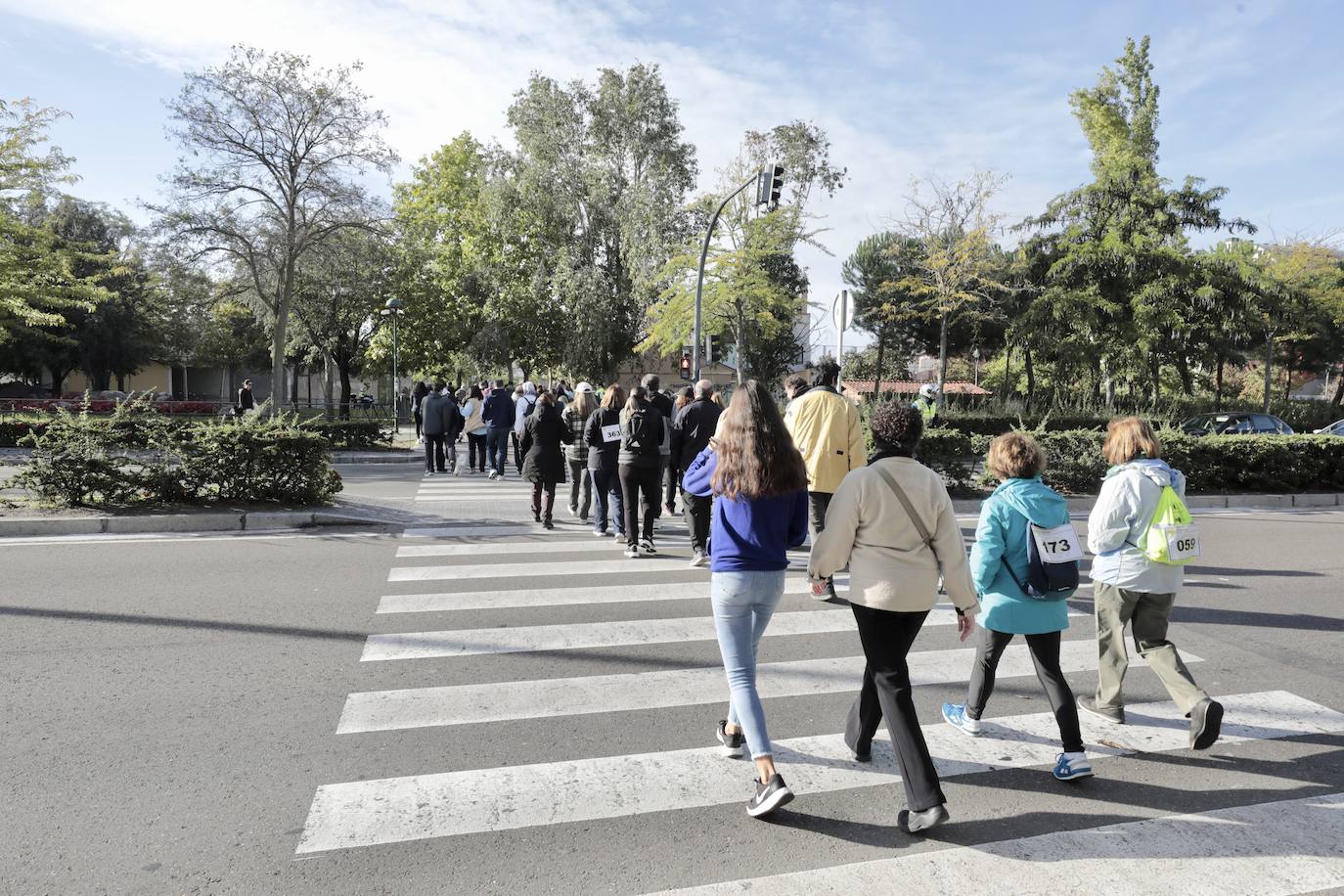 Marcha por el daño cerebral en Valladolid