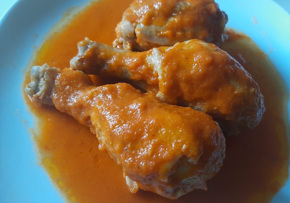 Tonos otoñales en la mesa: pollo en salsa de zanahoria