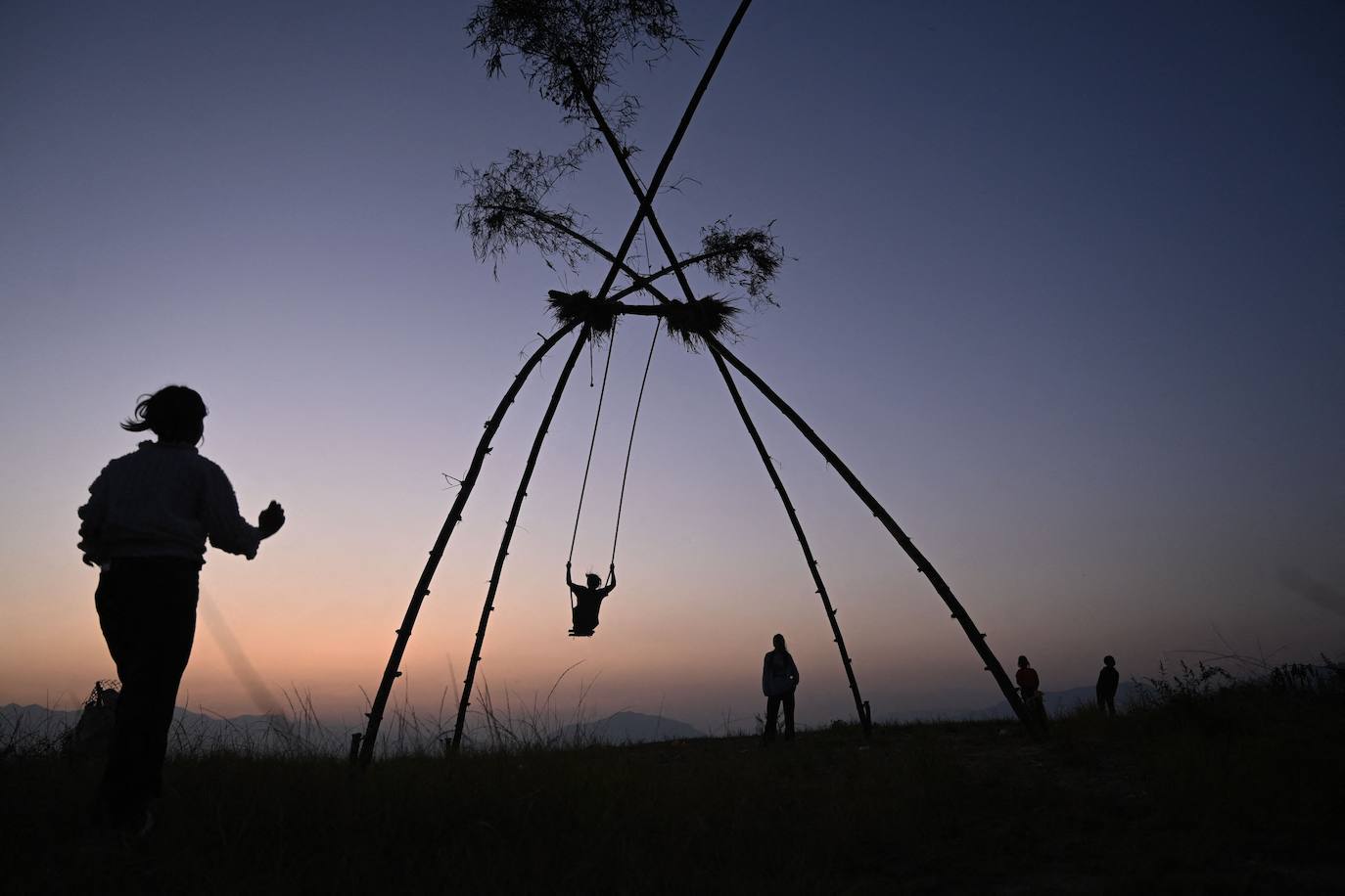 Nepal celebra el festival Dashain