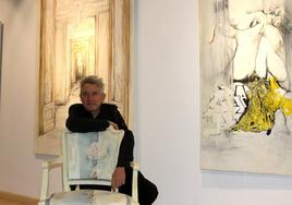 Luis Moro, en la exposición 'La esfera invisible'.