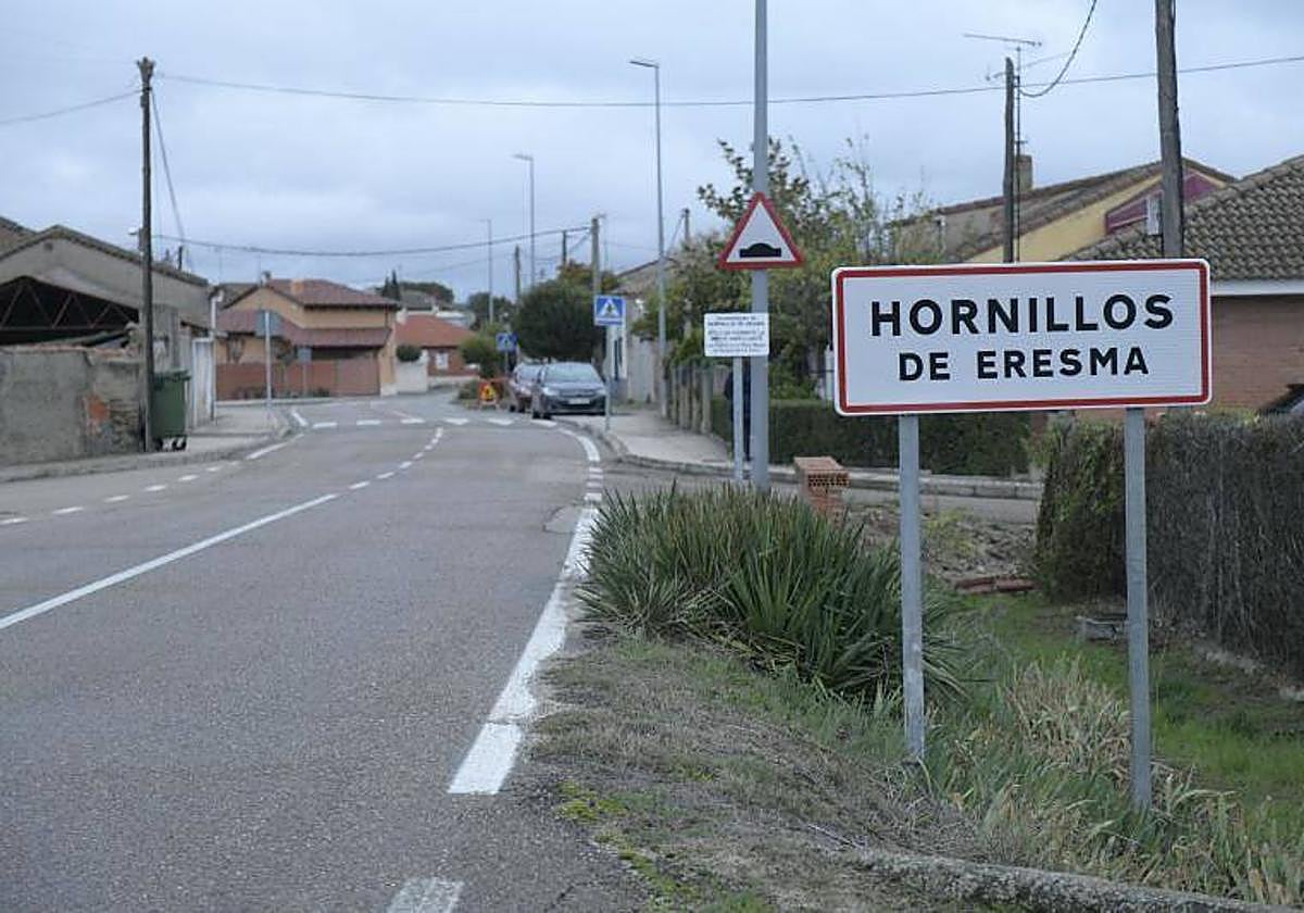 Entrada a Hornillos de Eresma en una imagen de archivo.