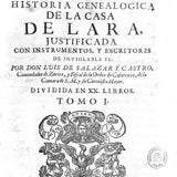 Su obra más famosa, la 'Historia genealógica de la Casa de Lara'.