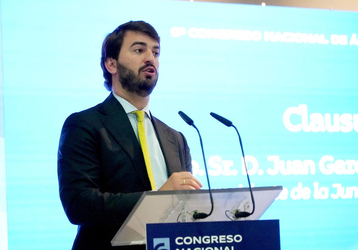 El vicepresidente de la Junta, Juan García Gallardo, clausura el VI Congreso Nacional de Áreas Empresariales.