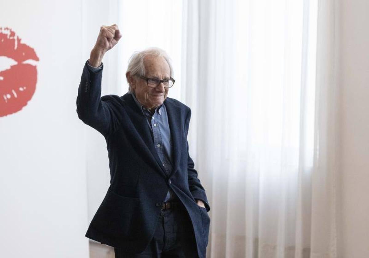 Ken Loach, en Valladolid.