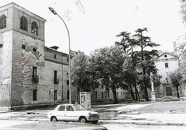 La plaza de la Trinidad, en 1970.