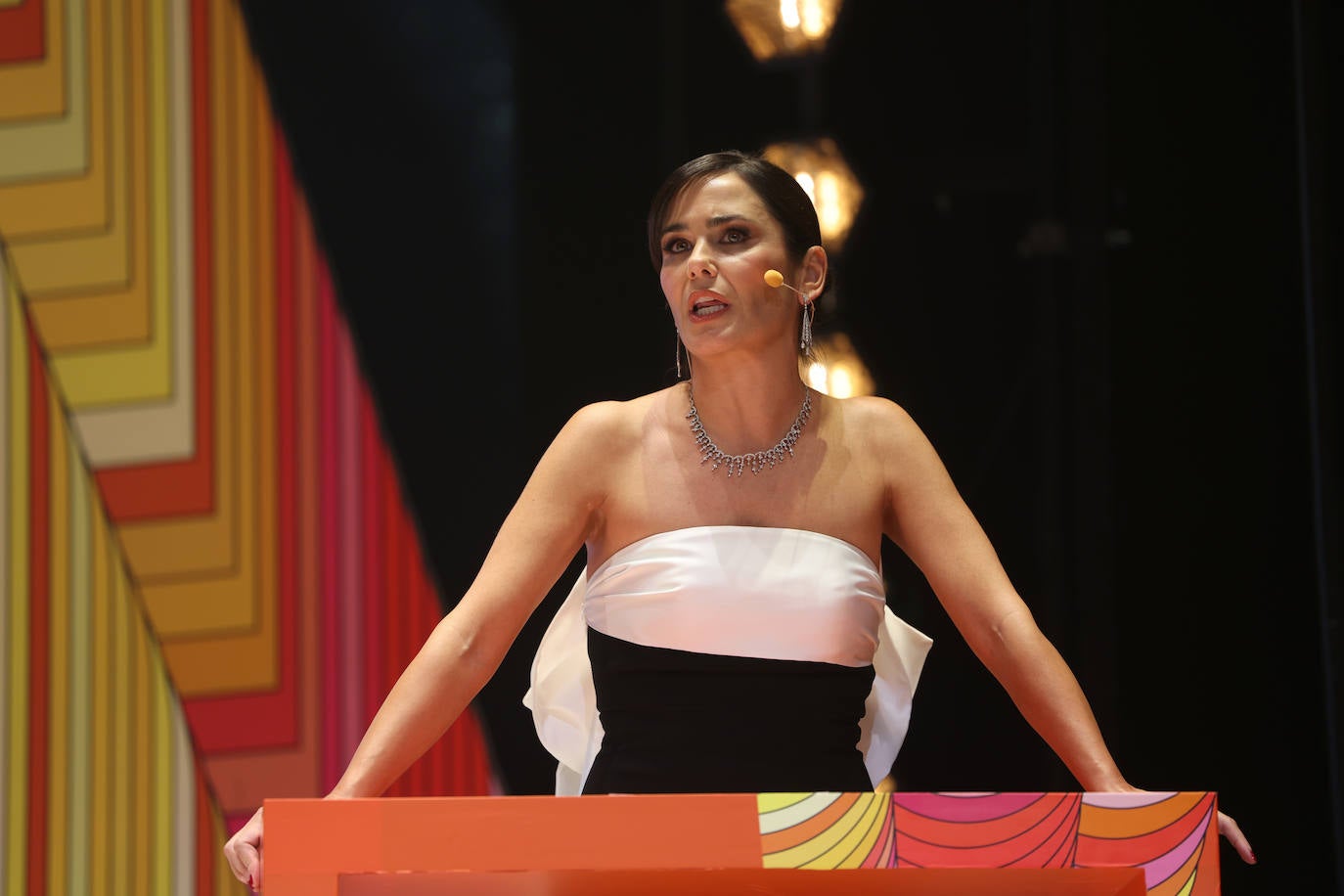 Elena Sánchez, presentadora de la gala de clausura.