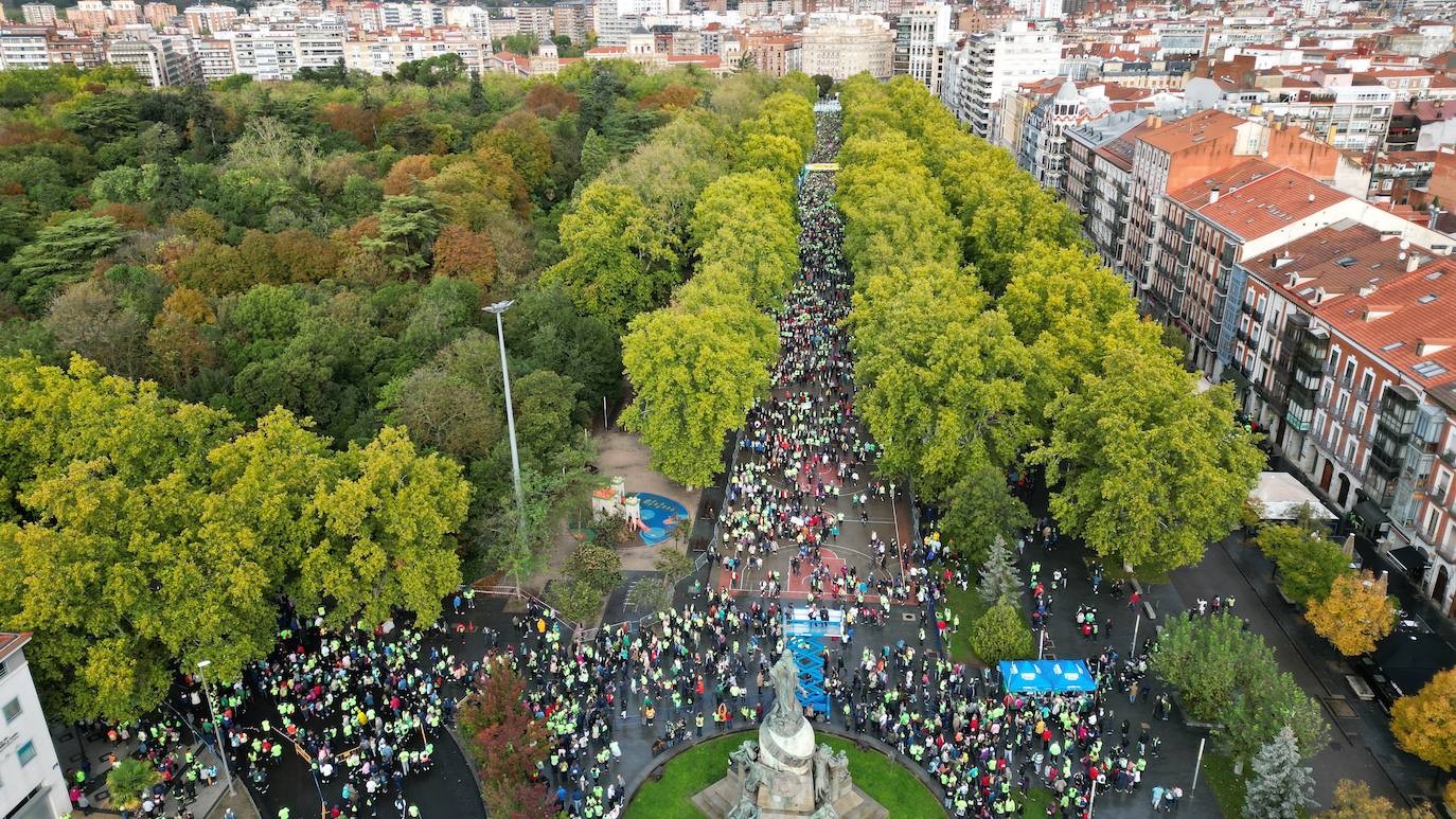 La Marcha contra el Cáncer, vista desde el cielo