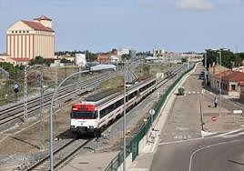 Zona de Los Tres Pasos, en donde Adif ejecuta las obras.