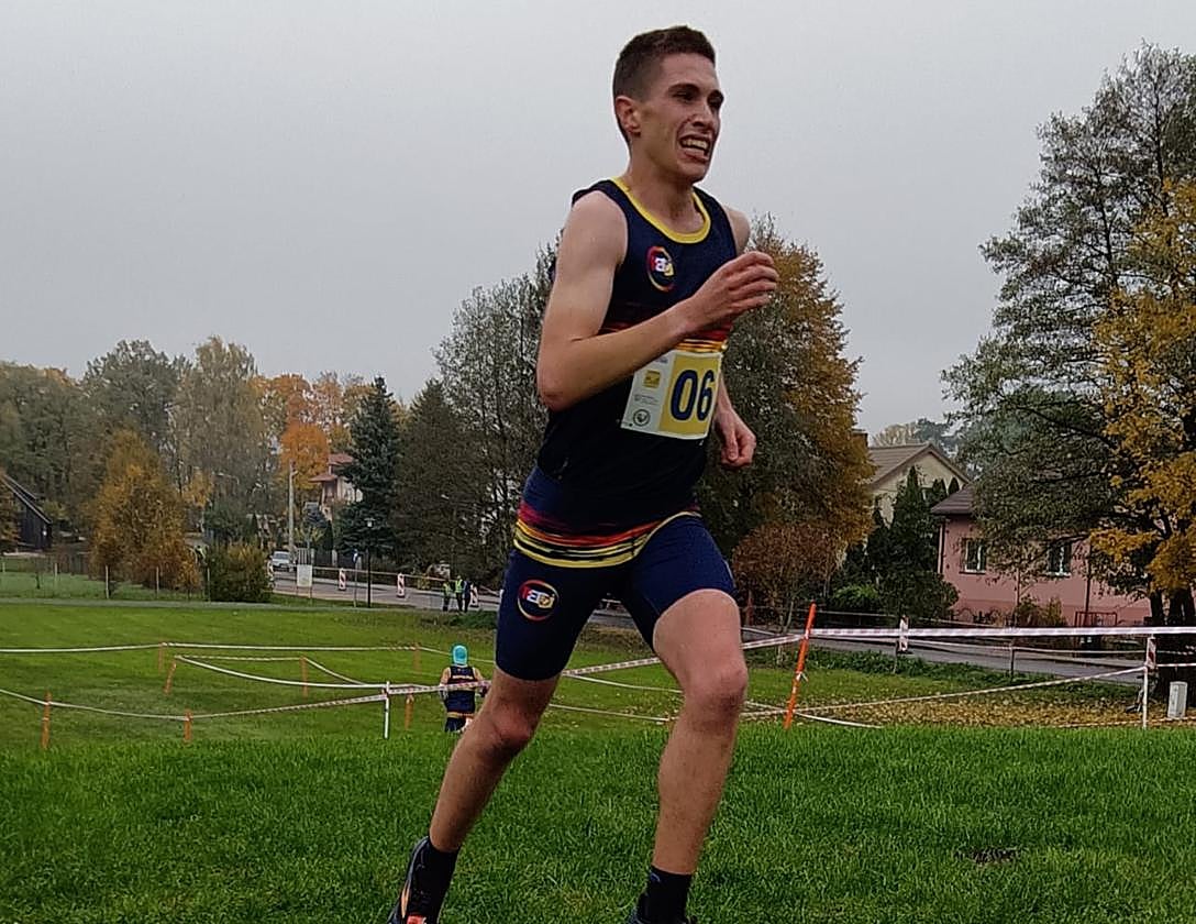 Adrián Parras, en pleno esfuerzo.