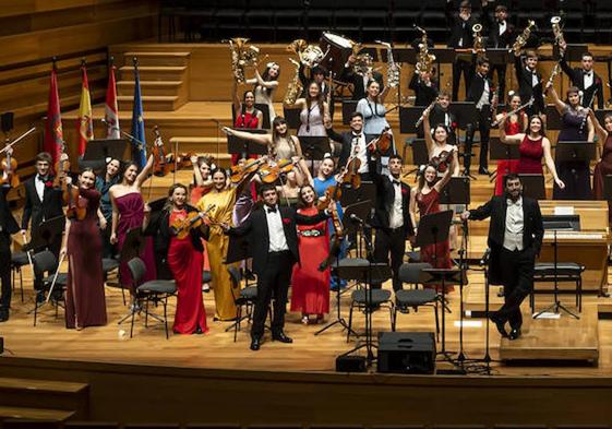 La Joven Orquesta Sinfónica de Valladolid.