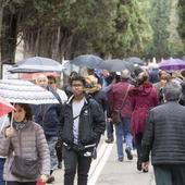 Un octubre pasado por agua minimiza el déficit de lluvias en Valladolid