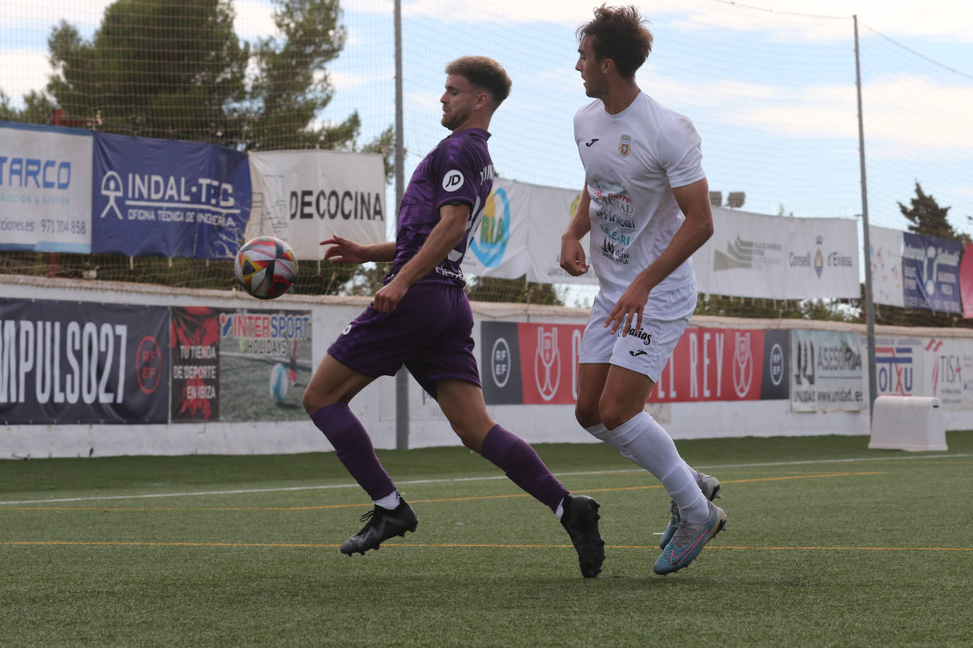 El partido entre el Real Valladolid y la Peña Deportiva, en imágenes