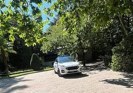 Una patrulla policial, en el Campo Grande.