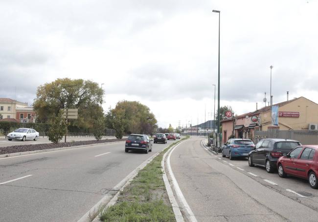 Avenida de Soria, una de las vías más anchas de Valladolid.