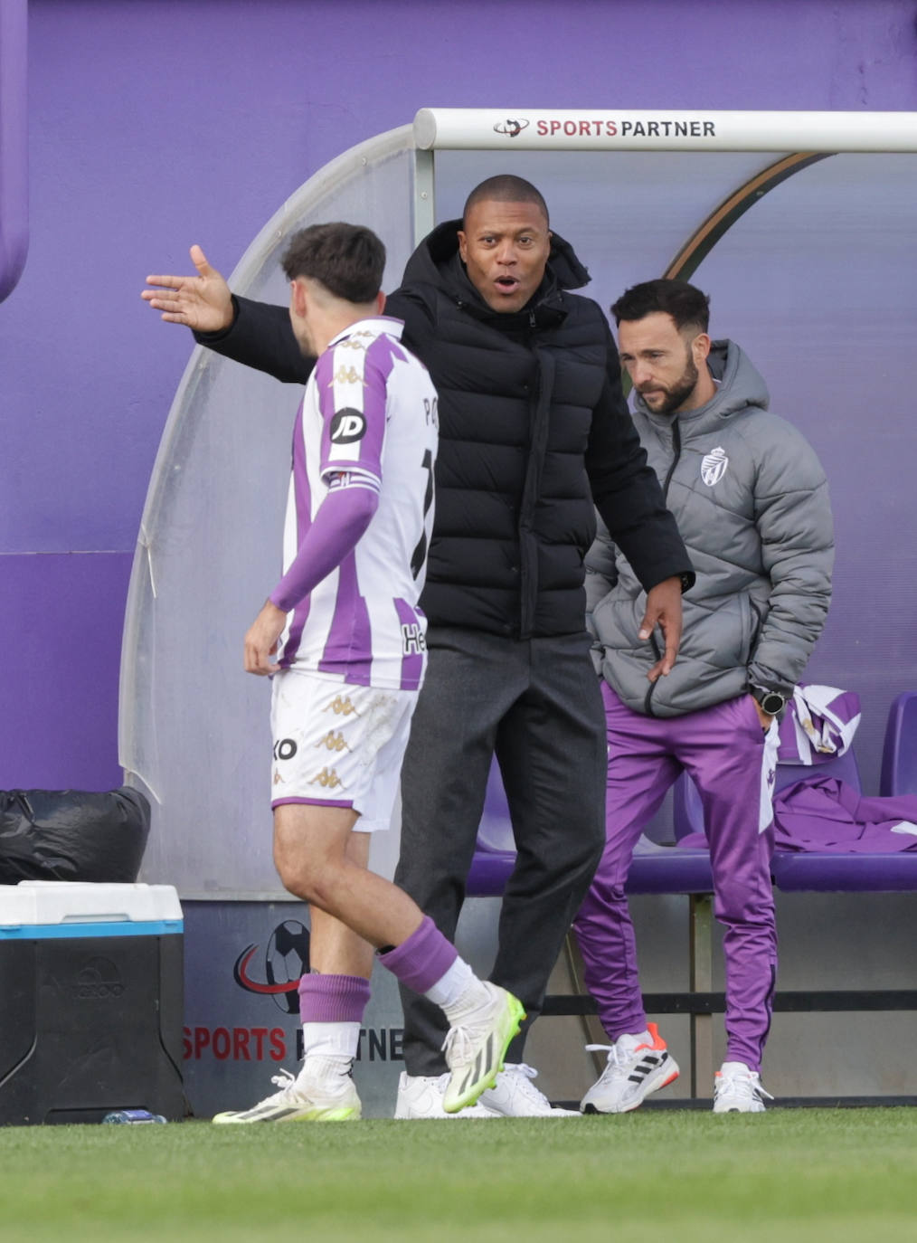 El partido entre el Real Valladolid B y el Ourense, en imágenes