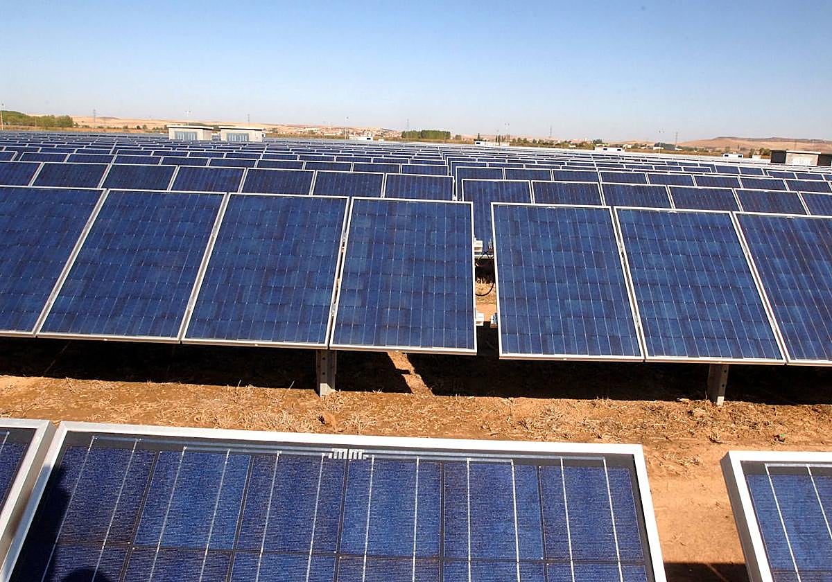 Planta fotovoltaica.