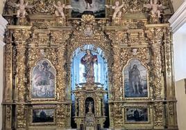 Retablo de la iglesia de Cedillo de la Torre.