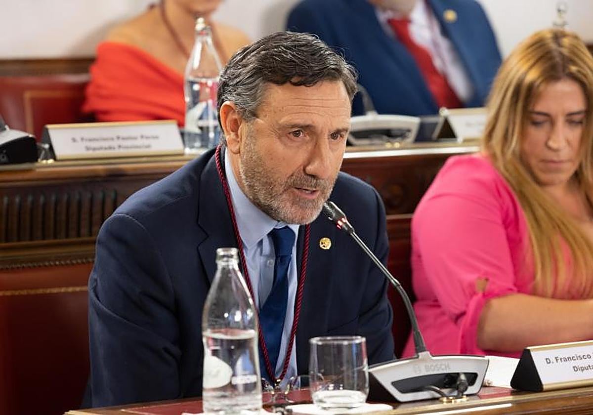 Francisco Ferreira, portavoz del PSOE en la Diputación de Valladolid en una imagen de archivo.