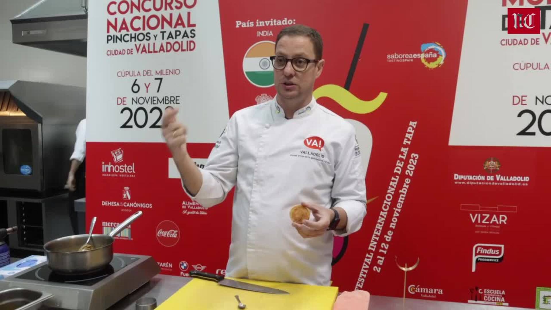 Elaboración del Pincho de Oro del XIX Concurso Nacional de Pinchos y Tapas de Valladolid