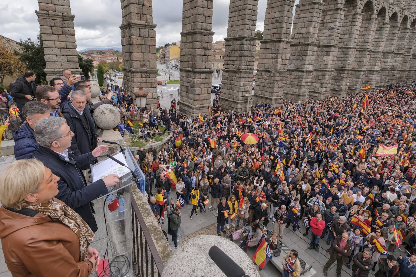 La concentración en Segovia contra la amnistía, en imágenes (2 de 2)