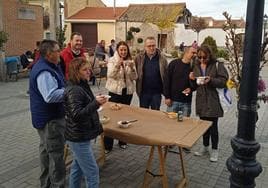 Algunos asistentes a la Fiesta de Otoño de Hornillos de Eresma.