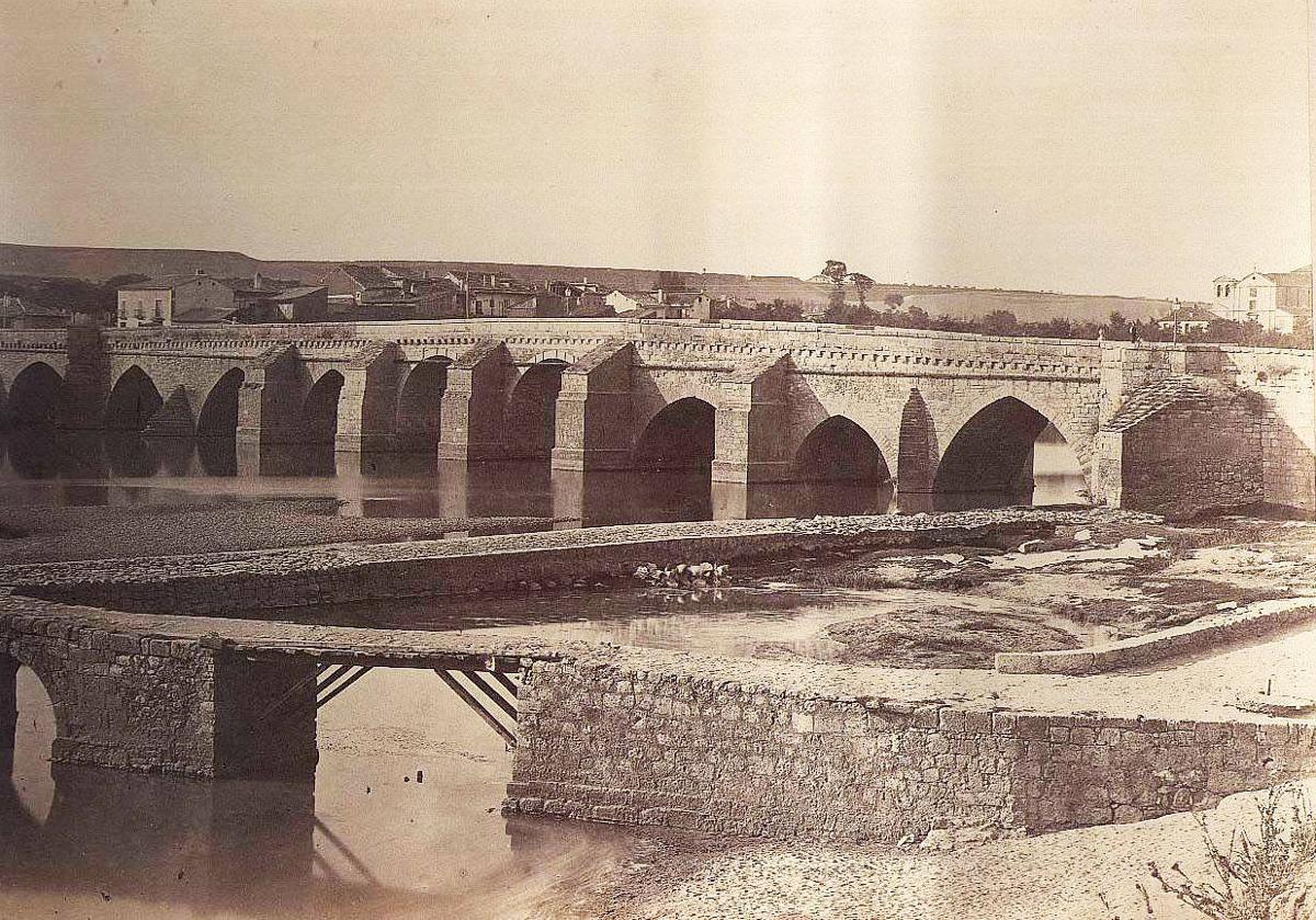 El Puente Mayor, en 1865.