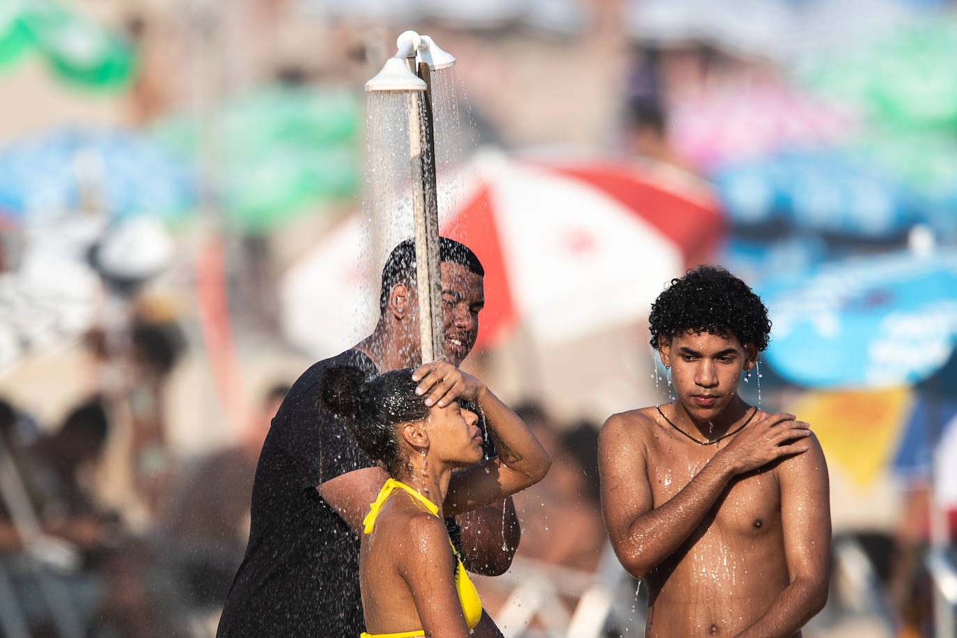 Calor agobiante en Brasil, con 58 grados de sensación térmica