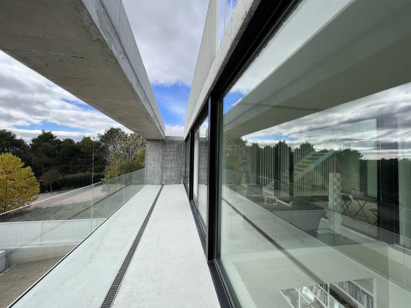 Una casa de hormigón en la cota más alta de Valladolid