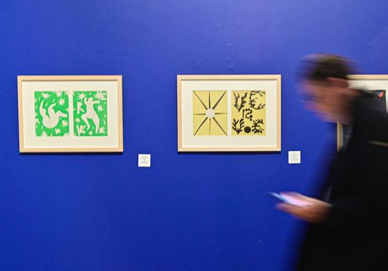 Varias obras de Matisse en la sala municipal de Las Francesas