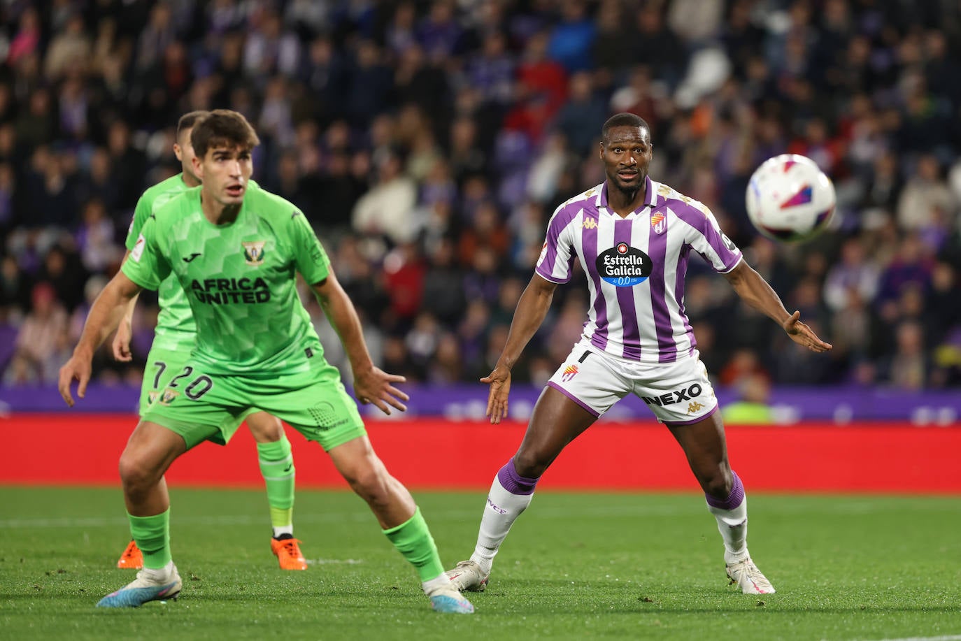 Las imágenes del partido entre el Real Valladolid y el Leganés