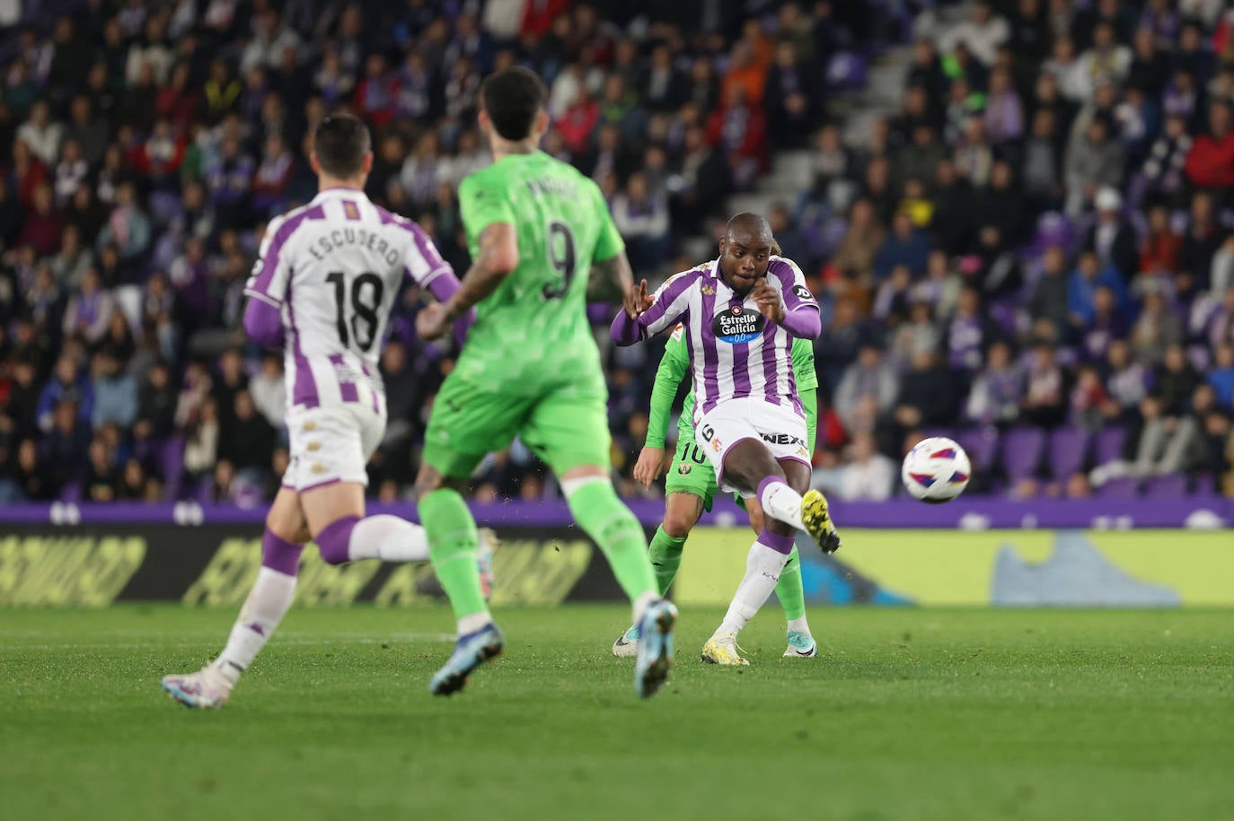 Las imágenes del partido entre el Real Valladolid y el Leganés