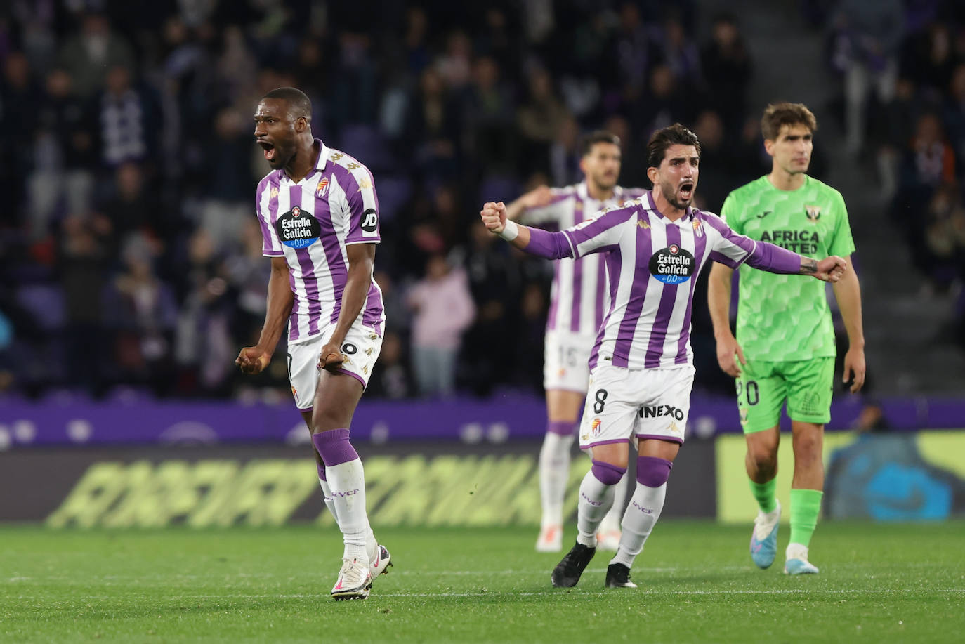 Las imágenes del partido entre el Real Valladolid y el Leganés