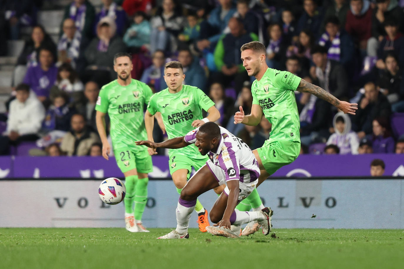 Las imágenes del partido entre el Real Valladolid y el Leganés