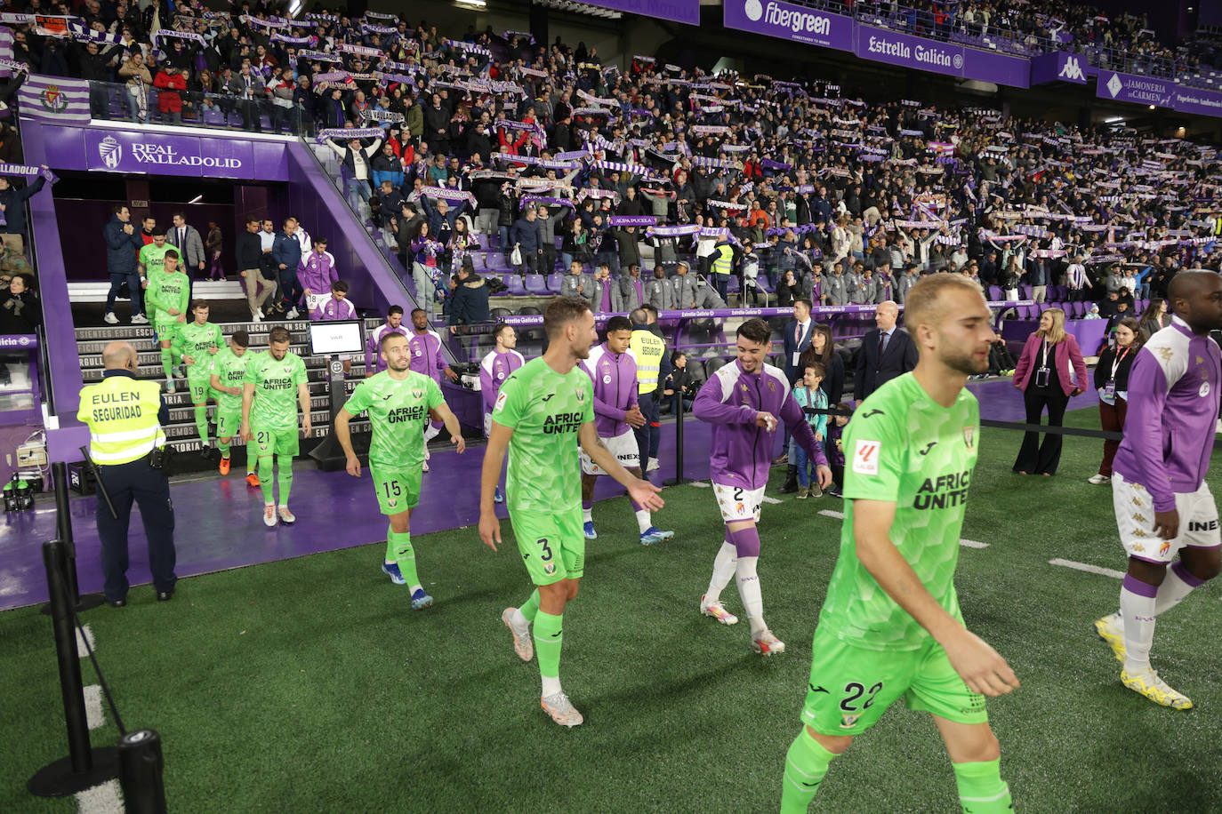 Las imágenes del partido entre el Real Valladolid y el Leganés