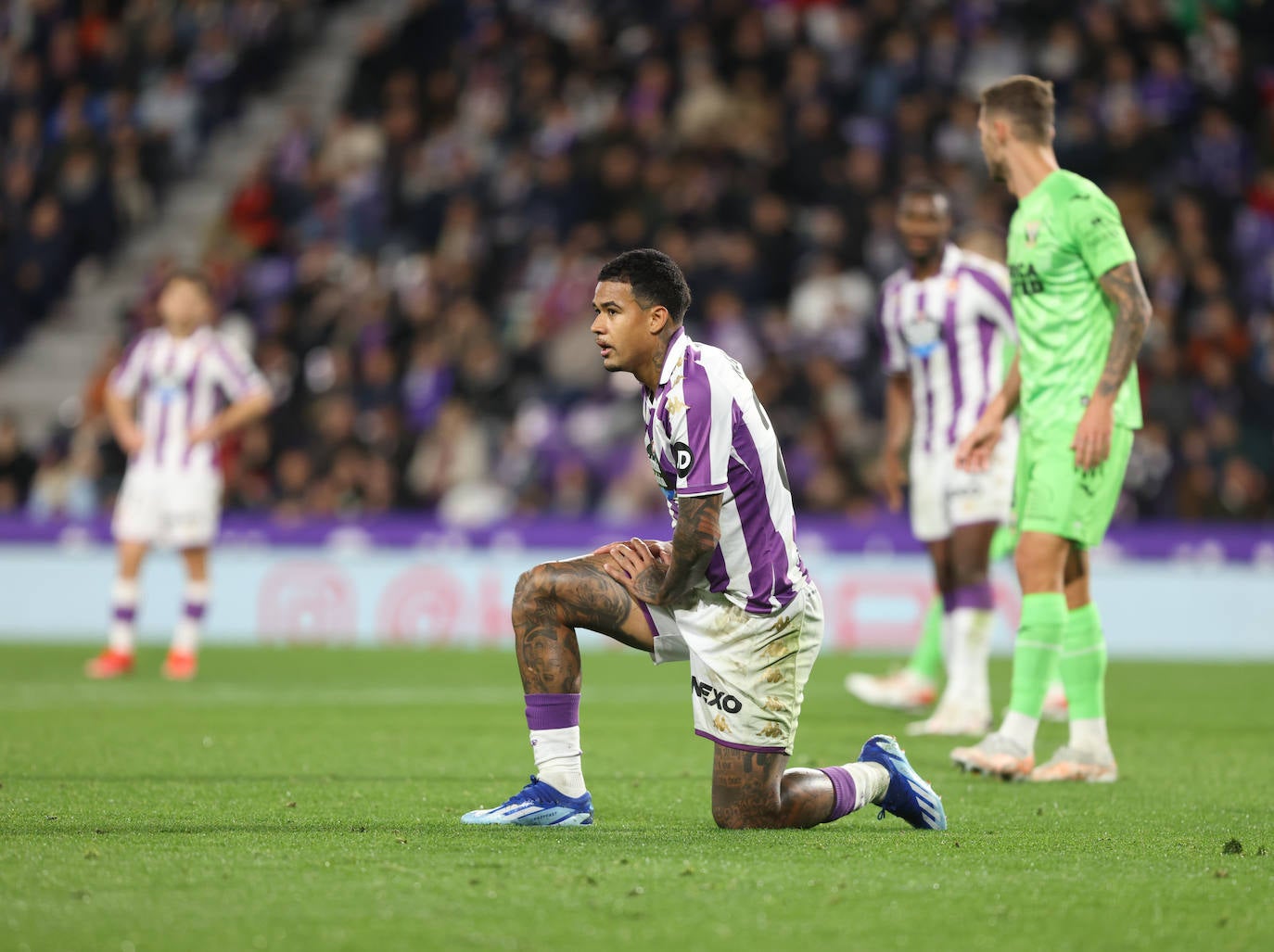 Las imágenes del partido entre el Real Valladolid y el Leganés