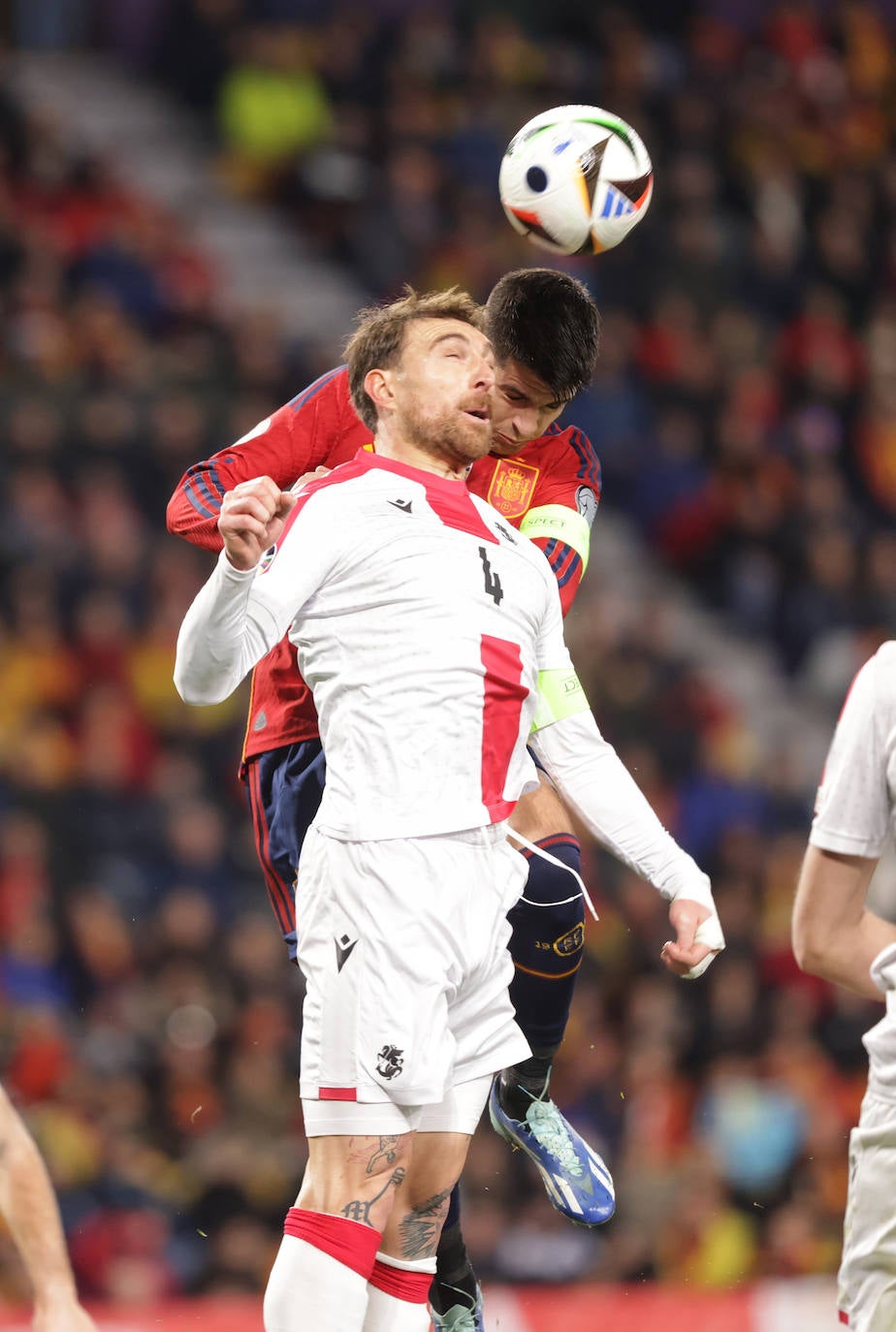 Las mejores imágenes del España-Georgia en Zorrilla