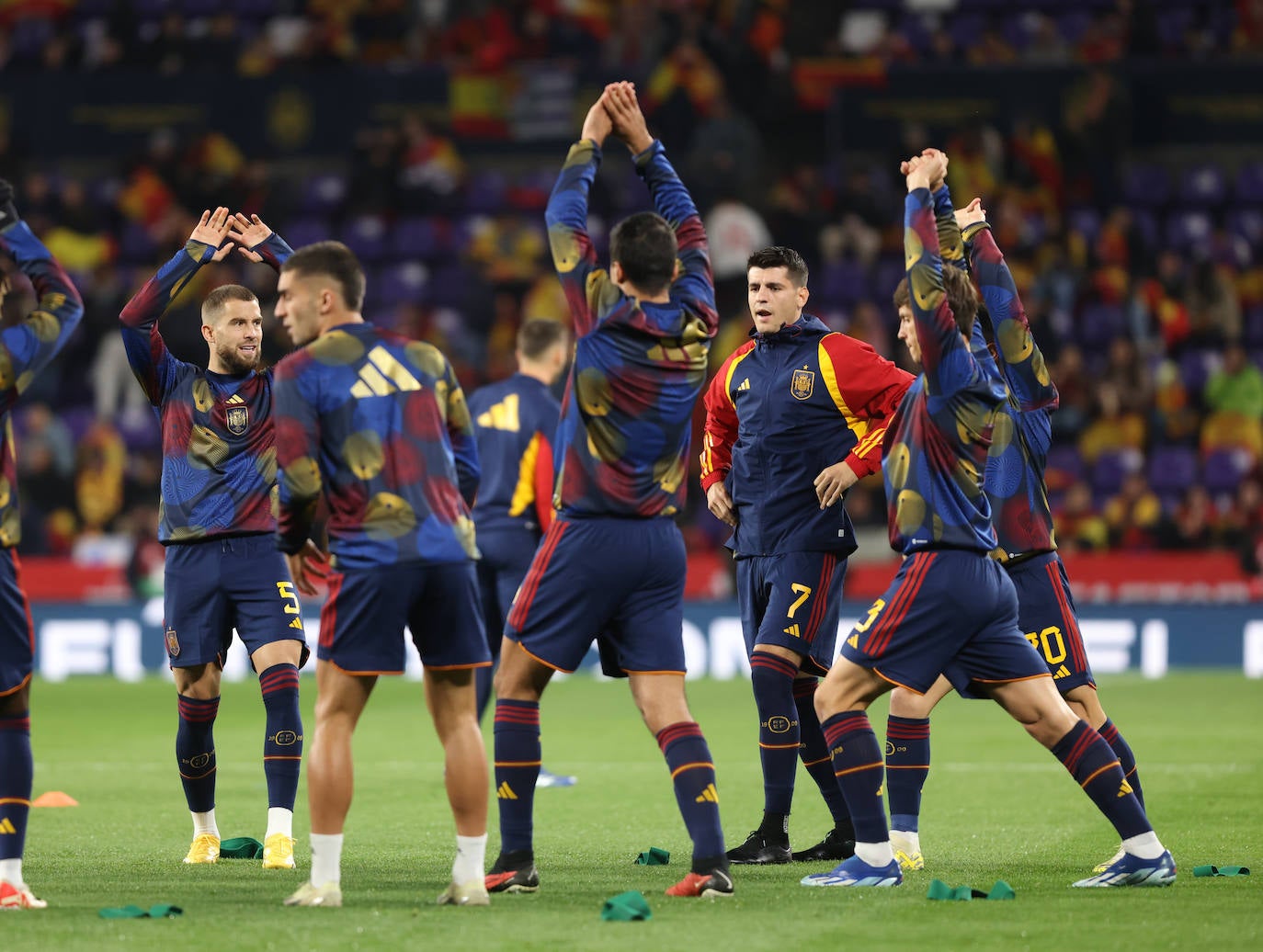 Las mejores imágenes del España-Georgia en Zorrilla