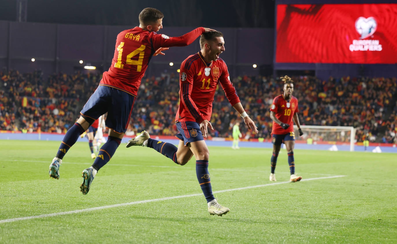 Las mejores imágenes del España-Georgia en Zorrilla